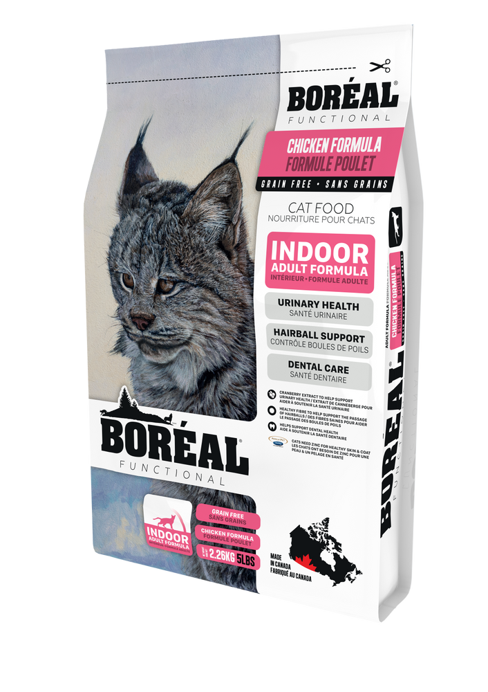 Boréal fonctionnel soin urinaire nourriture pour chat d'intérieur
