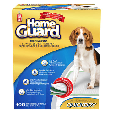 Serviettes d’entraînement home guard dogit pour chien, paquet de 100