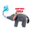 Kong Jouet en Peluche "Bendeez" Éléphant Grand