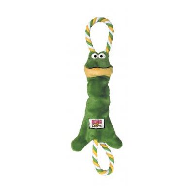 Kong Jouet en Peluche "Knots" Grenouille Moyenne / Grande