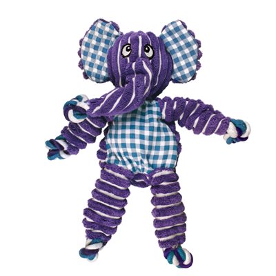 Kong Jouet en Peluche "Floppy Knots" Éléphant Petit / Moyen