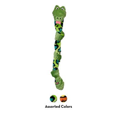 Kong Jouet en Peluche "Knots" Serpent Assorti Moyen / Grand
