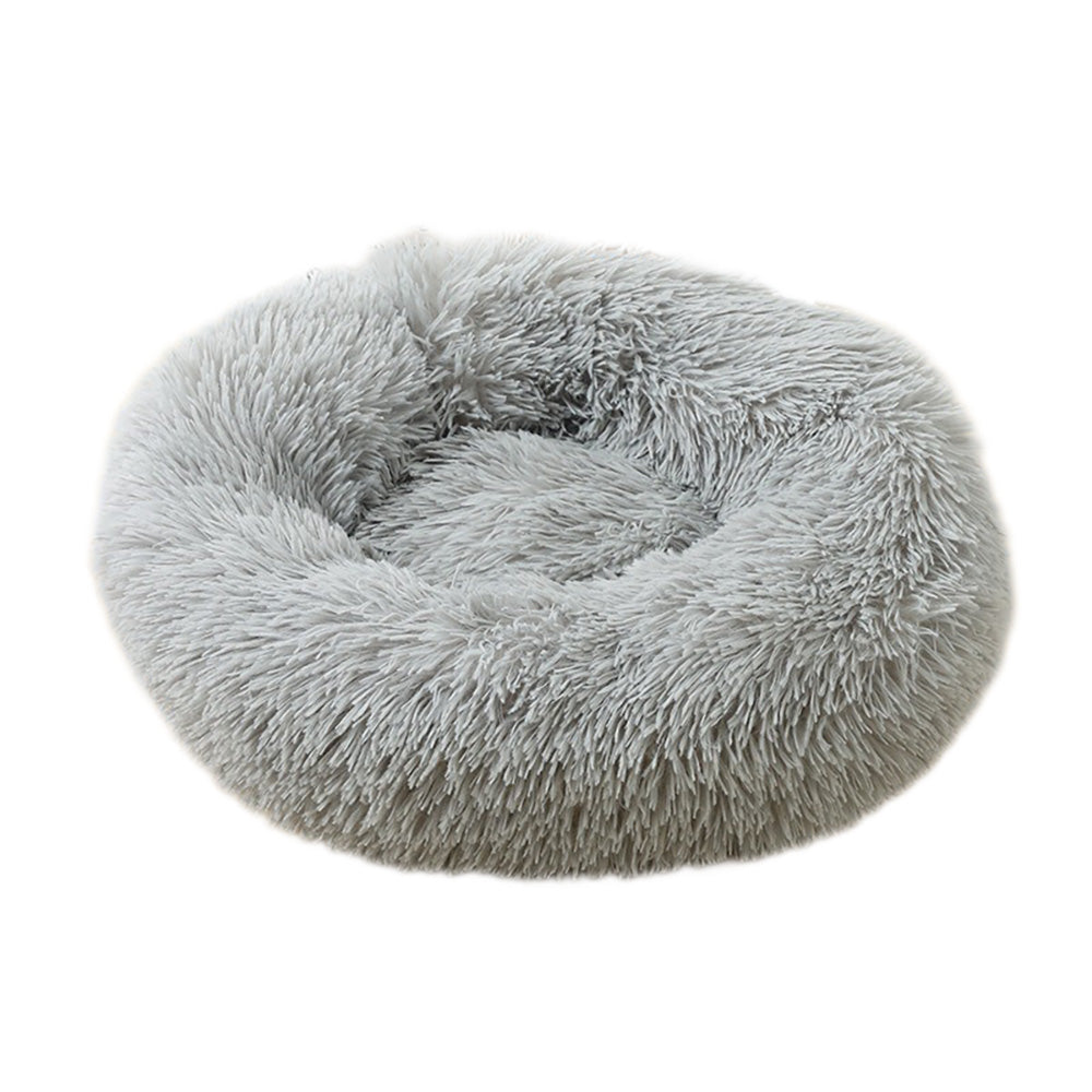 DOGGIE-Q Lit Rond "Cozy Donut" Gris