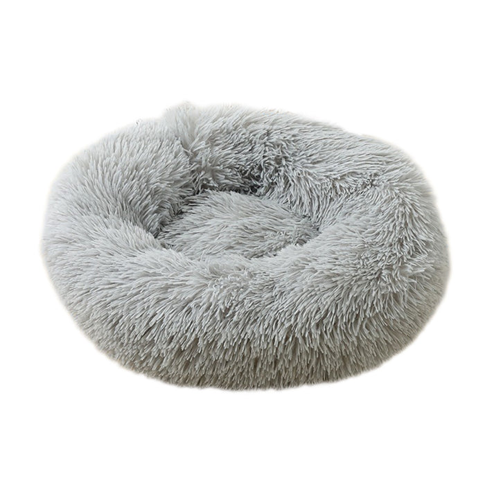 DOGGIE-Q Lit Rond "Cozy Donut" Gris