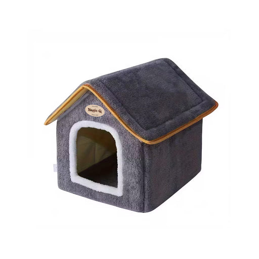 DOGGIE-Q Niche Classique Grise