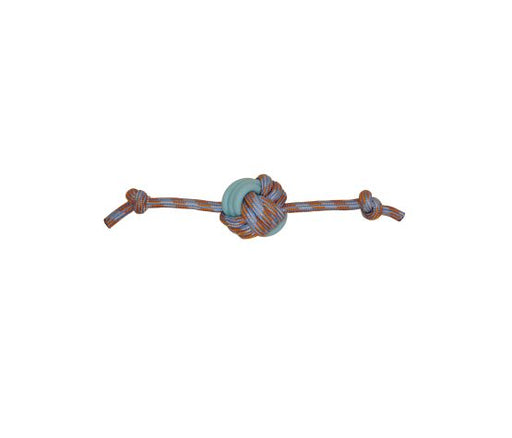 Bud'z Jouet De Corde Flottante Pour Chien - Pomme De Touline, Orange Et Bleu 33cm