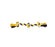 Bud'z Jouet De Corde Pour Chien, Avec 3 Noeuds - Large, Bleu Et Jaune 58cm