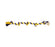 Bud'z Jouet De Corde Pour Chien, Avec 5 Noeuds - Large, Bleu Et Jaune 90cm
