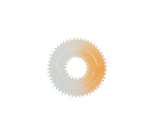 Bud'z Jouet En Caoutchouc Lumineux Pour Chien - Beigne à Pointes, Orange 12.5cm