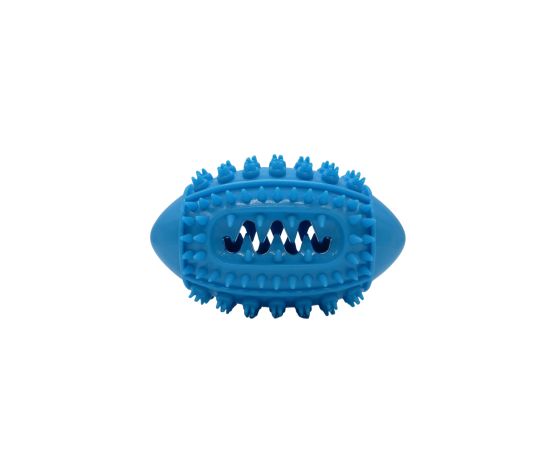 Bud'z Jouet En Caoutchouc Pour Chien - Ballon De Football, Bleu 15cm