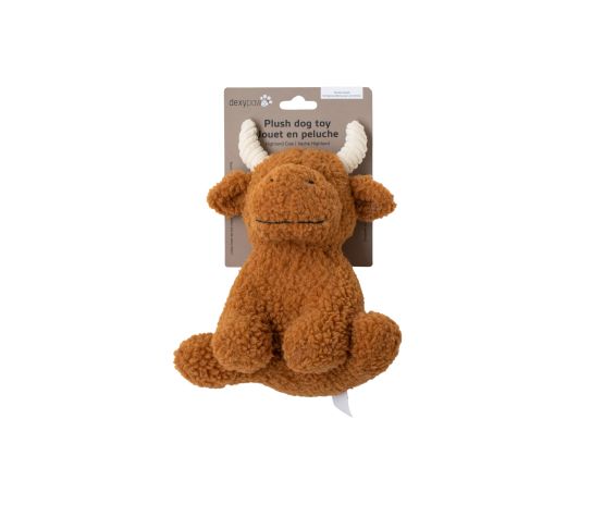Dexypaws Jouet En Peluche Pour Chien - Vache 8"