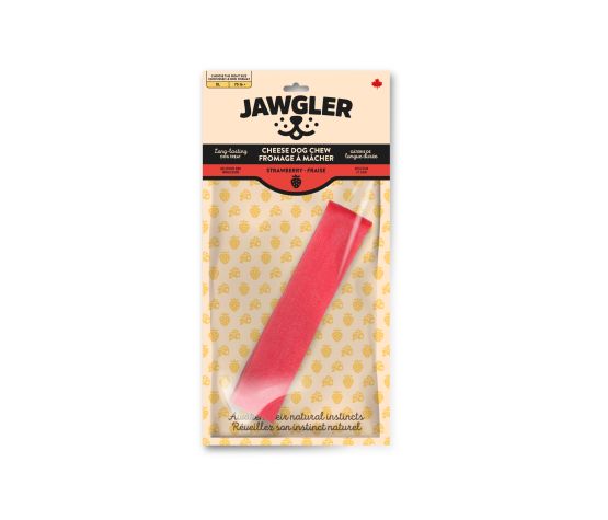 Jawgler Gâterie De Fromage à Mâcher - Fraise, Très Grand 190g