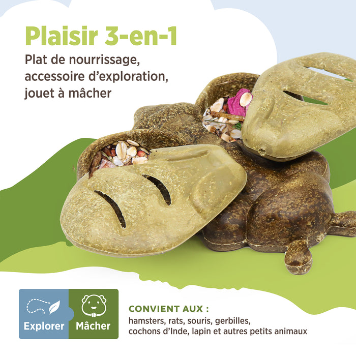 Living World – Accessoire de nourrissage comestible, Abeille, brun, 120 g