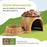 Living World – Cachette comestible, Noisonnette, brune, 230 g