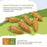 Living World – Jouet à mâcher comestible, Carottes, orange, paquet de 6, 78 g