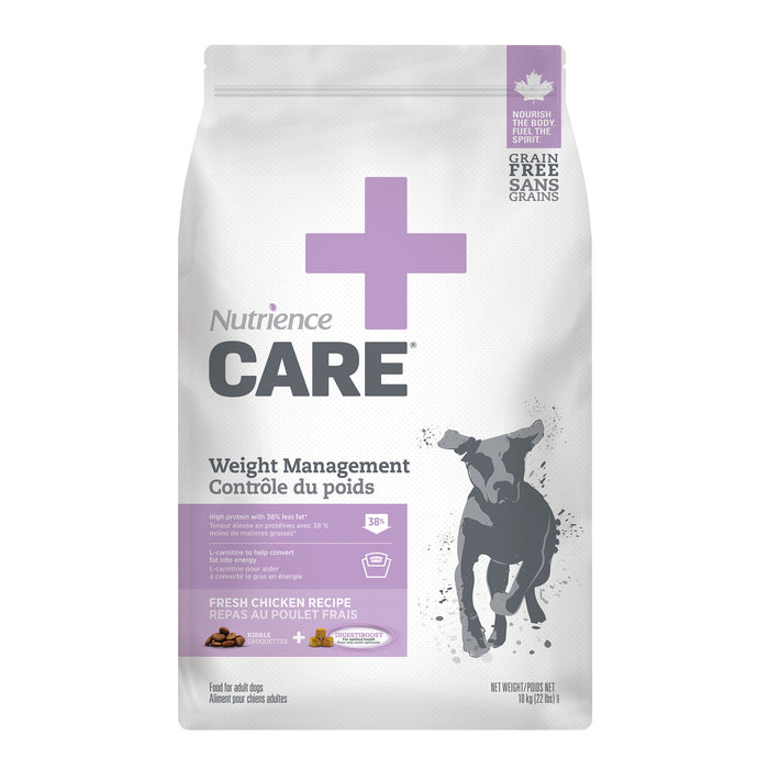 Nutrience care contrôle de poids nourriture pour chien (produit du Quebec)