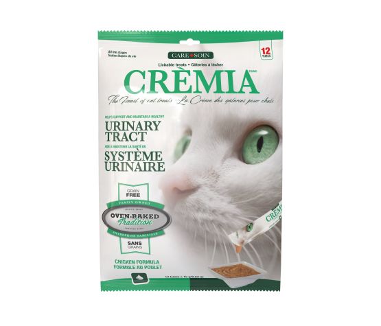 Oven Baked Crèmia – Gâteries à Lécher Pour Chat, Urinaire, Poulet, Paquet de 8