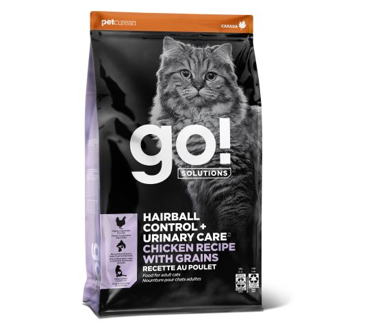 Go! Contrôle Des Boules De Poils + Soins Urinaires Pour Chat Poulet