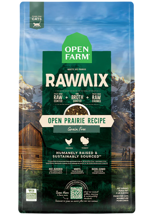 Open Prairie sans grains RawMix nourriture pour chats