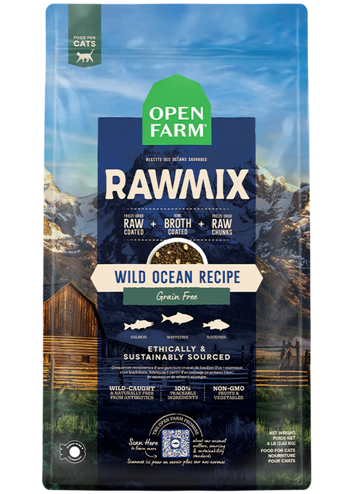 Wild Ocean sans grains RawMix pour chats