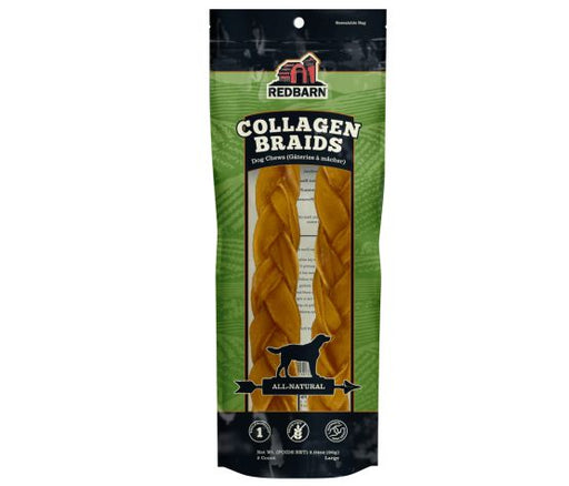 Redbarn Bâtonnet De Collagène Tressé, Grand 12"