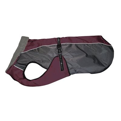 Shedrow manteaux pour chien chinook k9 xl rouge vin / gris