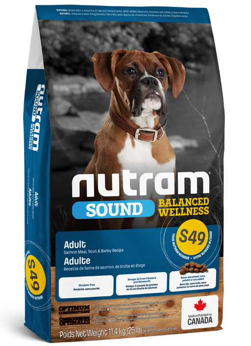 Nutram Sound (s49) nourriture pour chien au saumon