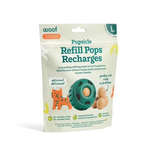 Woof Pet Recharges Pupsicle Beurre d’arachide/boeuf Large