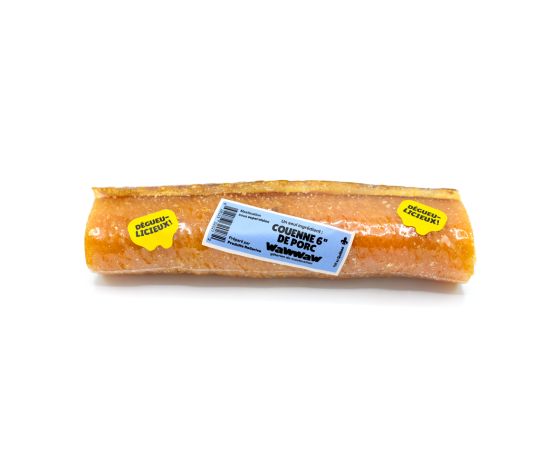Wawwaw Couenne De Porc Pour Chien, 6"