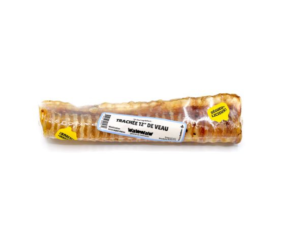 Wawwaw Trachée De Veau Pour Chien, 12"