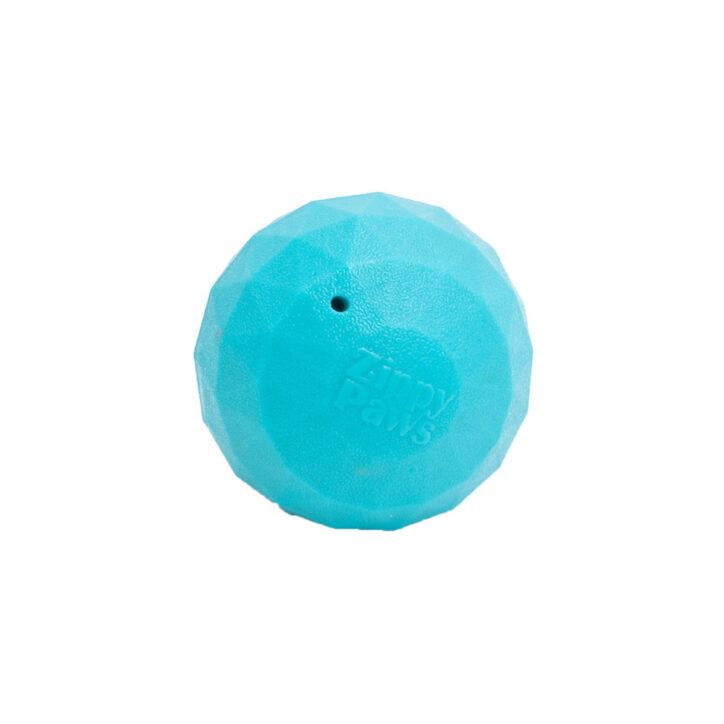 ZippyPaws – ZippyTuff Balle Jumbo Waggle de TPR Turquoise