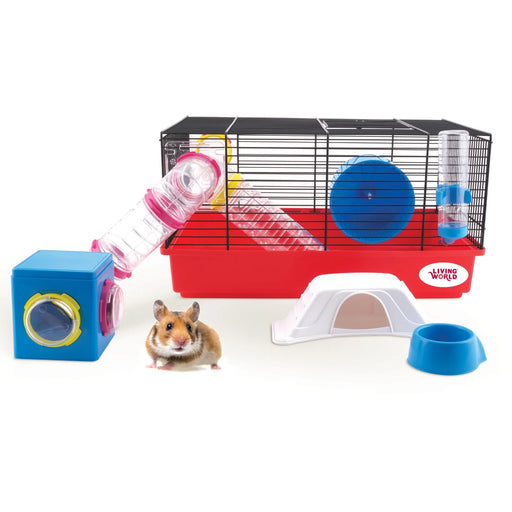 Living World Cage Chalet pour Hamster - 46 x 29 x 25 cm (18 x 11.5 x 10 in)