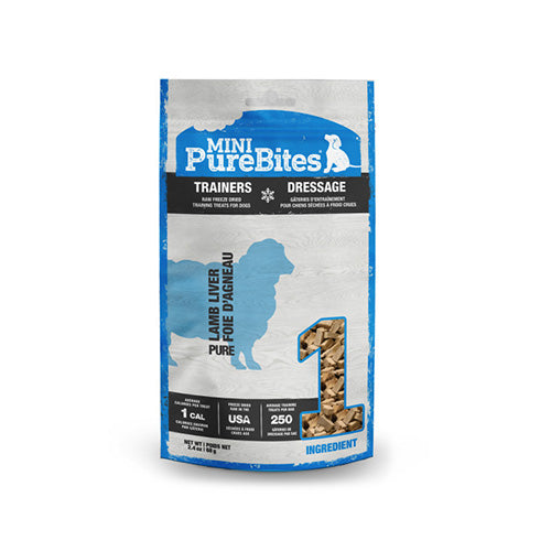 PureBites Mini Chien Foie d'Agneau 68g