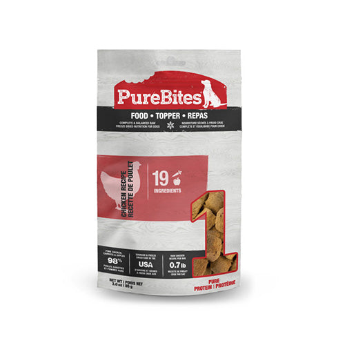 PureBites Poitrine de Poulet 85g pour chiens