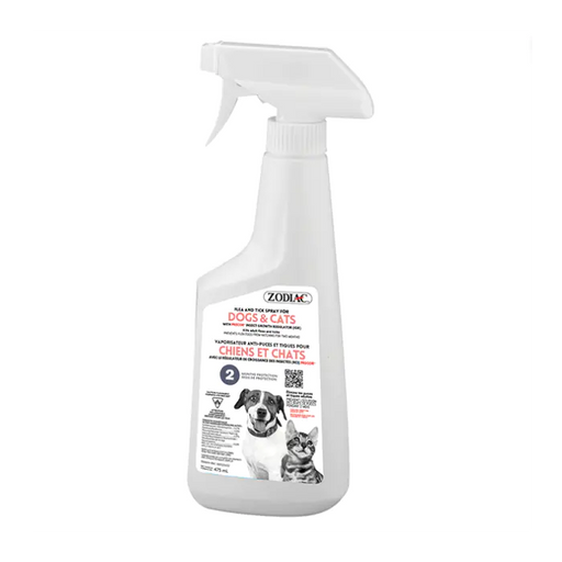 Zodiac pet spray puces tiques pour chiens et chats