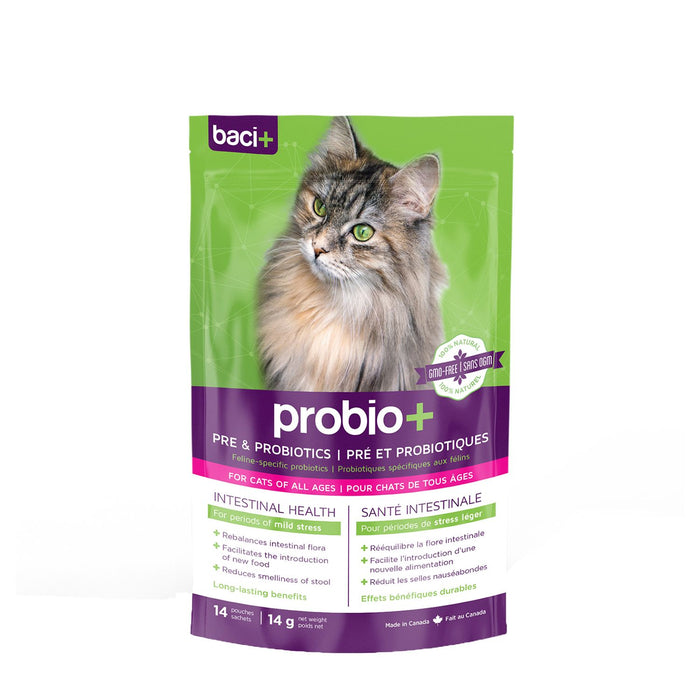 Probiotiques et prébiotiques pour chats de tous âges Baci+ 14g