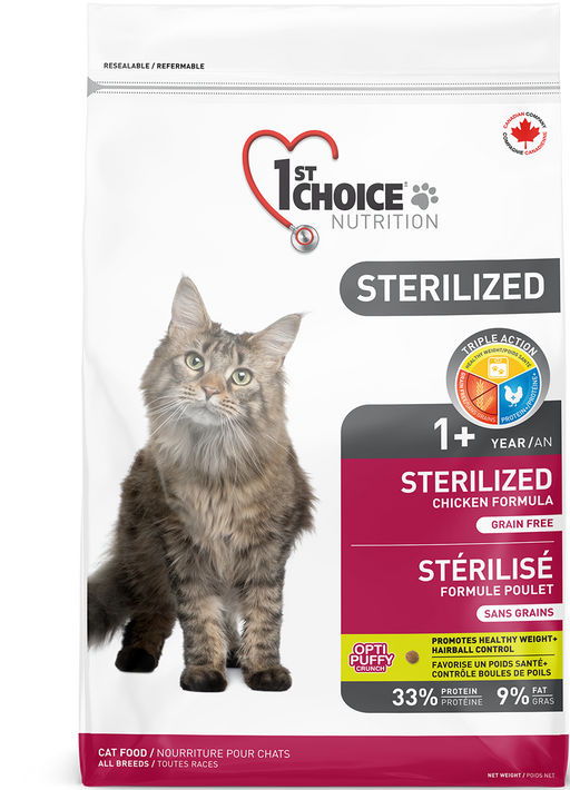 1ST Choice chat stérilisé