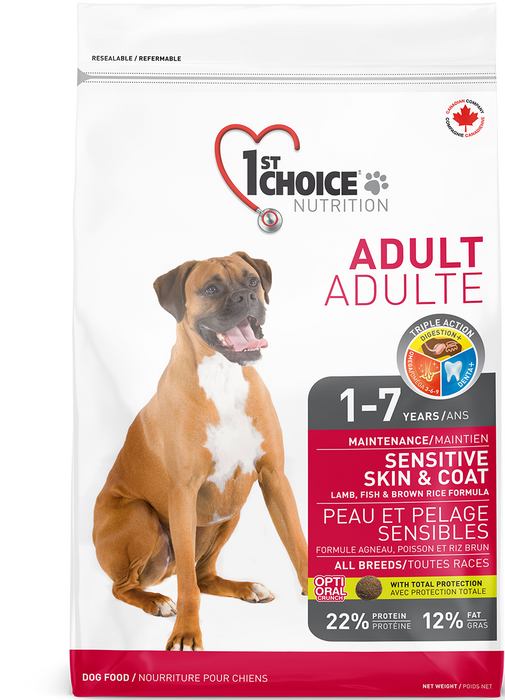 1ST Choice formule peau et pelage sensibles pour chiens de toutes races