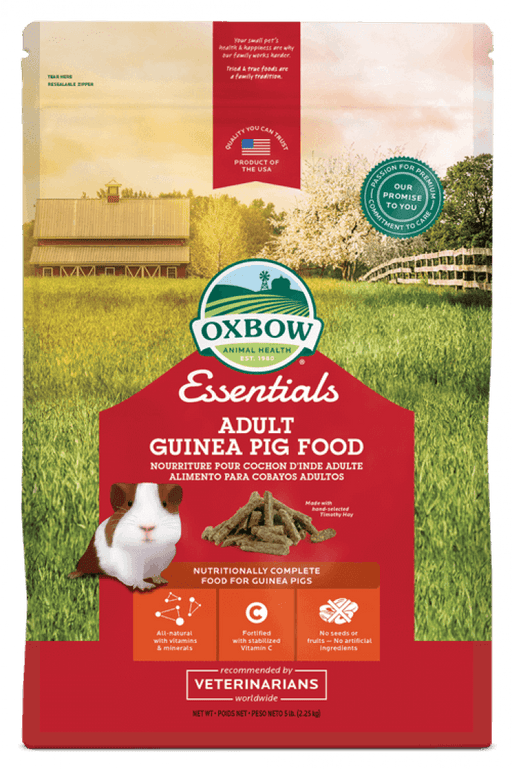 Oxbow essentials nourriture pour cochon d'inde