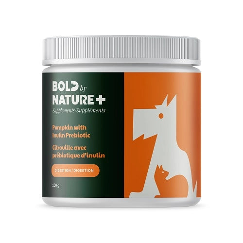 Bold by Nature Supplément poudre de citrouille avec inuline pour chien