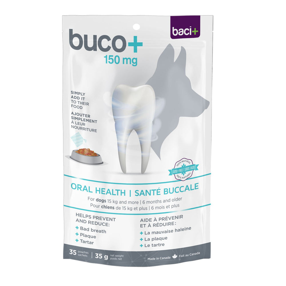 Baci+ santé buccale (buco+) pour chiens