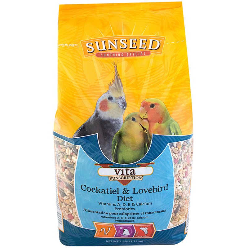 Sunseed nourriture cokatiel et inséparable