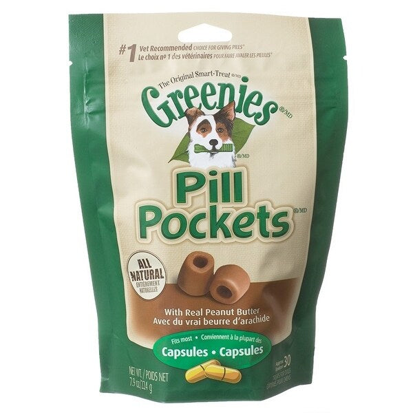 Greenies Gâteries Pill Pockets capsules pour chien 7.9 oz
