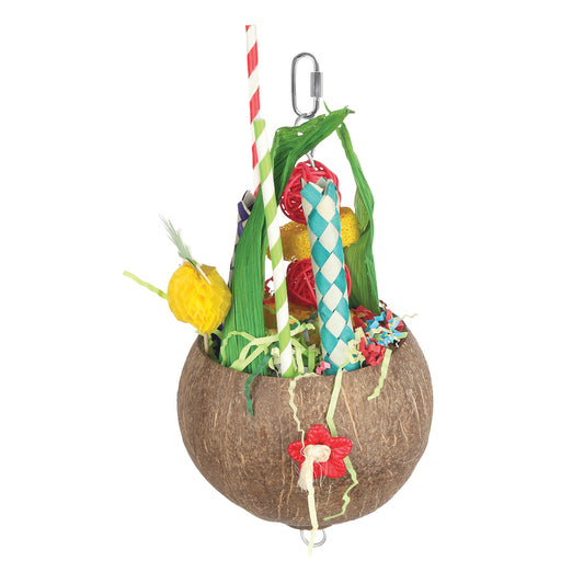Hari jouet pour oiseaux noix de coco festive