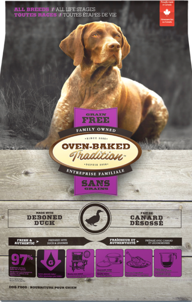 Oven-Baked Tradition canard sans grains nourriture pour chien