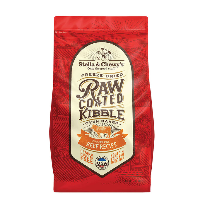 Stella & chewy's raw coated boeuf nourriture pour chien