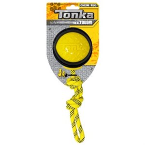 Tonka jouet balle avec corde pour chiens