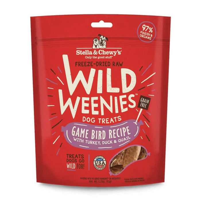 Stella & Chewy's wild weenies cru lyophilisés pour chien