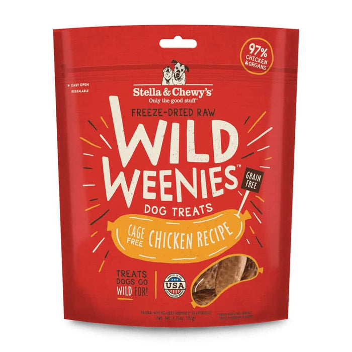 Stella & Chewy's wild weenies cru lyophilisés pour chien