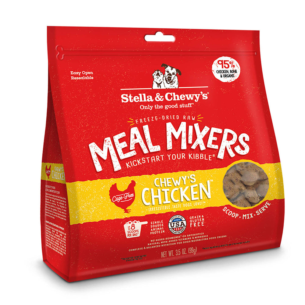 Stella & chewy's mixer mélangeurs de repas au poulet nourriture pour chien
